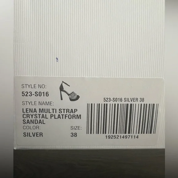 Jonathan Simkhai Lena Multi Strap Crystal Platform Sandal - Picture 7 of 8